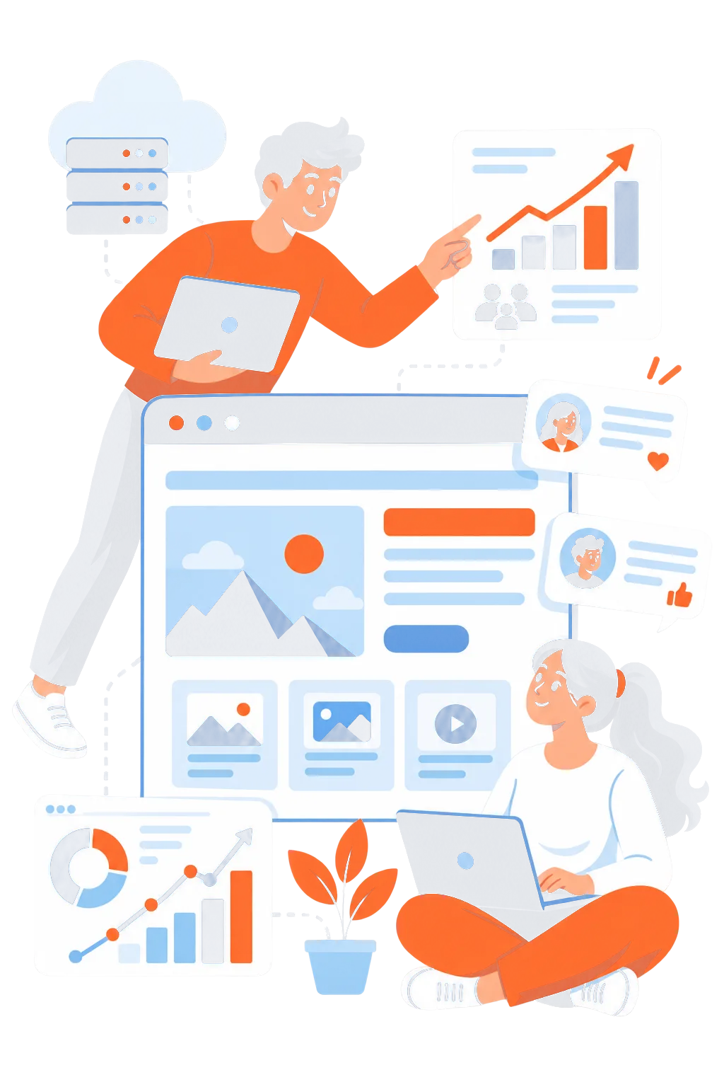 Ilustración del plan de Hosting Estándar