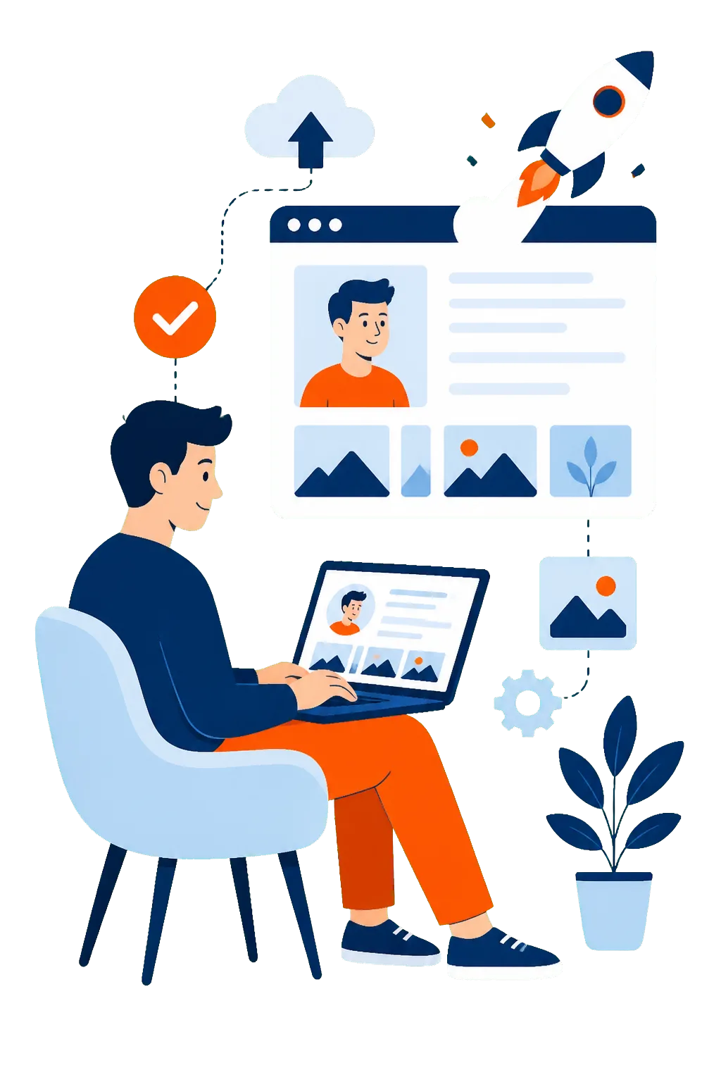 Ilustración del plan de Hosting Mini
