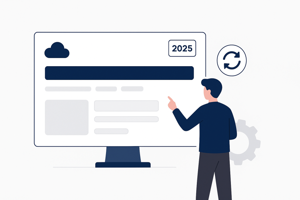 Actualizar sitio web: clave para mantener tu presencia digital en 2025