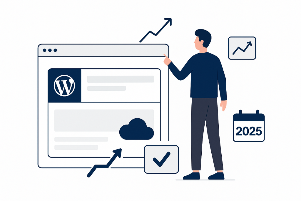 crear tu sitio web con WordPress en 2025