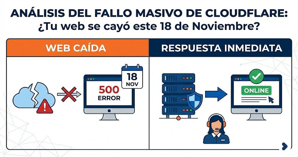¿Tu web se cayó el 18 de Noviembre? Análisis del fallo masivo de Cloudflare