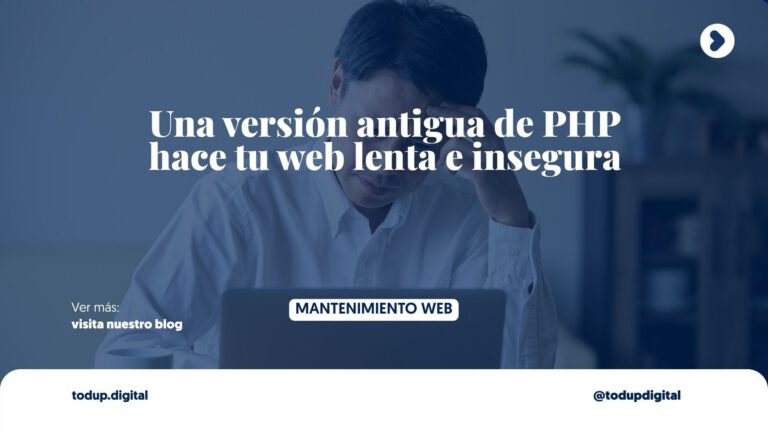 PHP: Por Qué Actualizar la Versión del Servidor Importa (No es solo cosa de