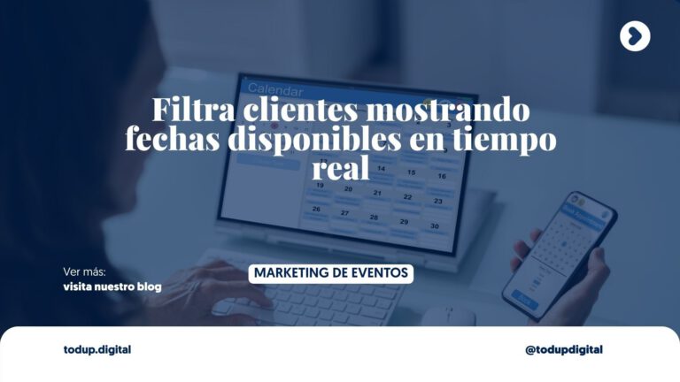 Disponibilidad en Tiempo Real: El Filtro Perfecto para tu Salón de Eventos