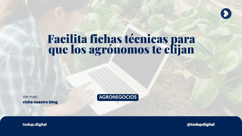 Catálogo de Insumos y Fichas Técnicas: Herramienta para Agrónomos (Venta Técnica)