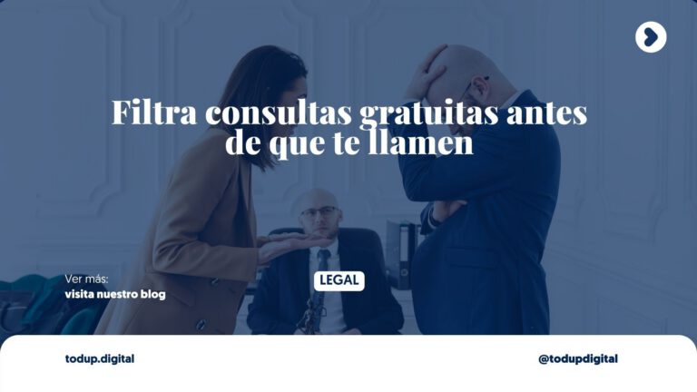 El Chatbot Jurídico: Tu Filtro de Clientes Pro-Bono (Automatiza la Recepción)