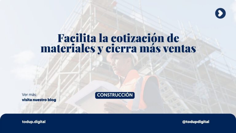 Venta de Materiales: Cotizador Express para Ferreteros (Gana al Contratista)