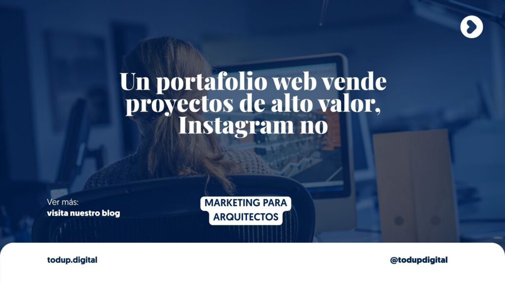 Tu Portafolio: ¿Instagram es Suficiente o Te Ves Amateur? (Branding Arquitectos)