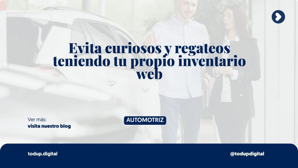 Tu Inventario, Tus Reglas: Adiós al Regateo de Marketplace (Venta de Autos)