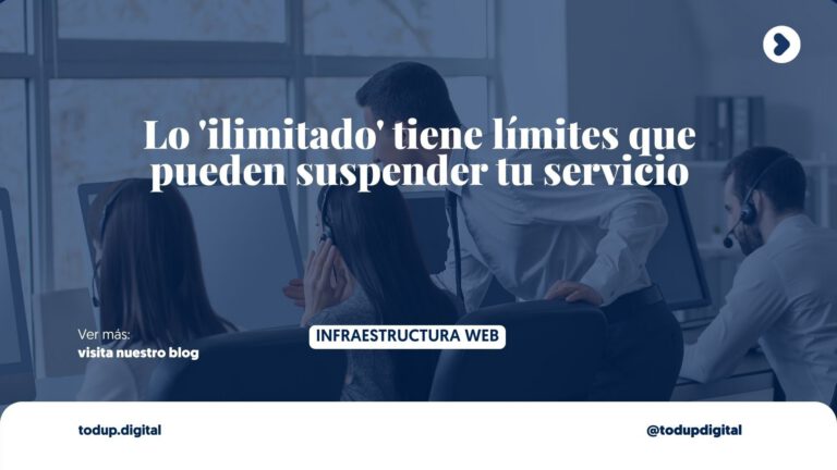 Hosting ”Ilimitado”: La gran mentira comercial que suspende tu cuenta