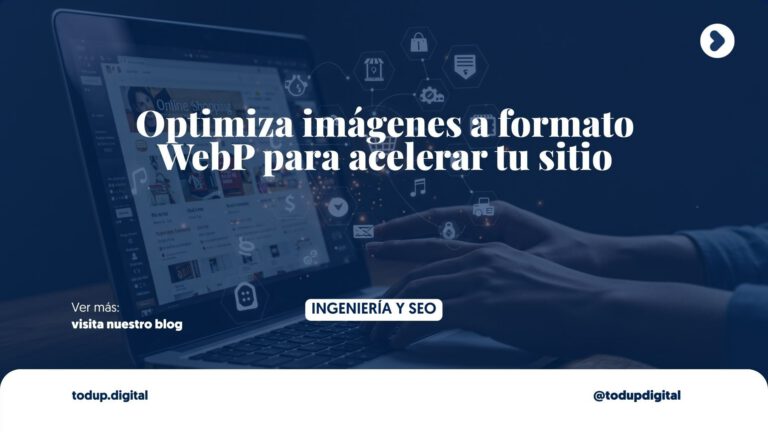 Imágenes Web: JPG vs WebP. La Optimización que Acelera tu Sitio (WPO)