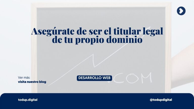 ¿Quién es dueño de tu dominio? Un error legal común