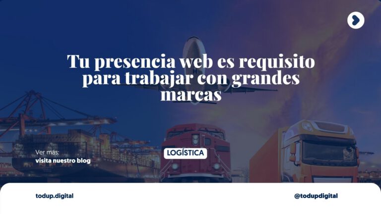 Alta de Proveedores: Tu Web es tu Licencia de Operación (Para Logística)