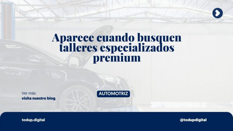 SEO para Marcas Premium: Que te encuentren los dueños de BMW (Taller Especializado)