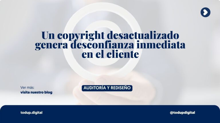 Copyright 2018: El Detalle Minúsculo que Mata tu Credibilidad al Instante