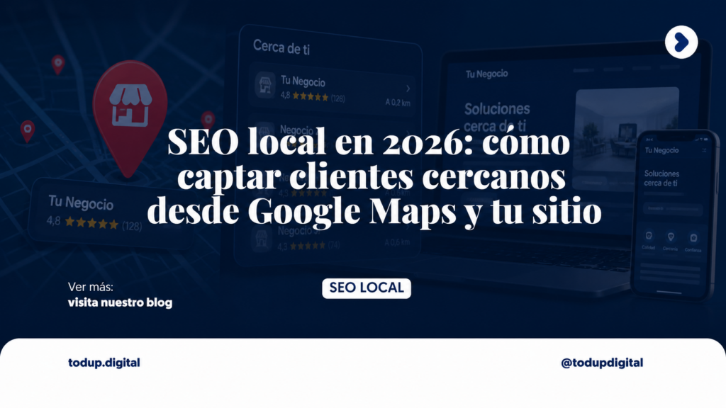 SEO local en 2026: cómo captar clientes cercanos desde Google Maps y tu sitio